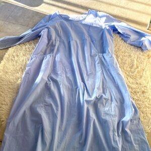 COOL BLUE LOOSE LIGHTWEIGHT ROOMY COMFORTABLE BLEND DRESS Size 5X …